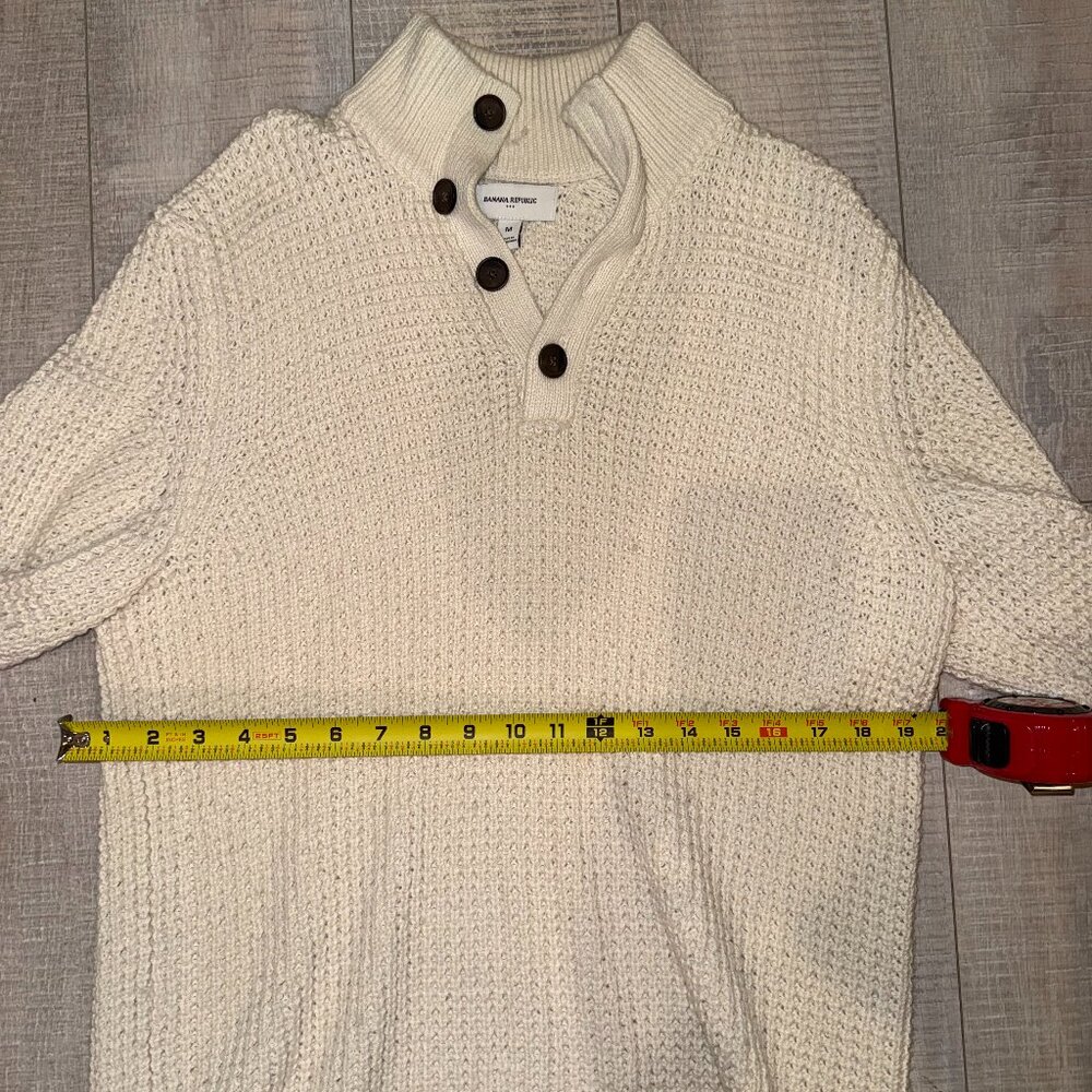 Banana Republic Mens Sweater Button Up - Picture 3 of 3
